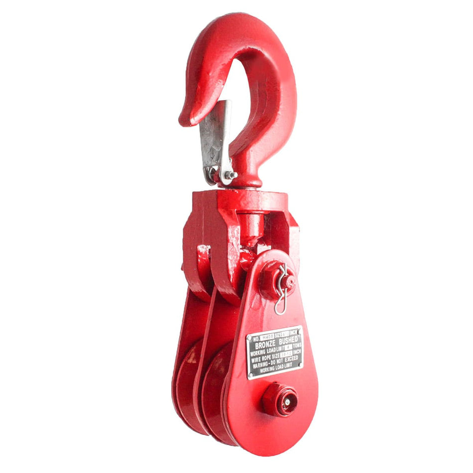 POLEA GIRATORIA PASTECA DOBLE 4T 4.5" C/