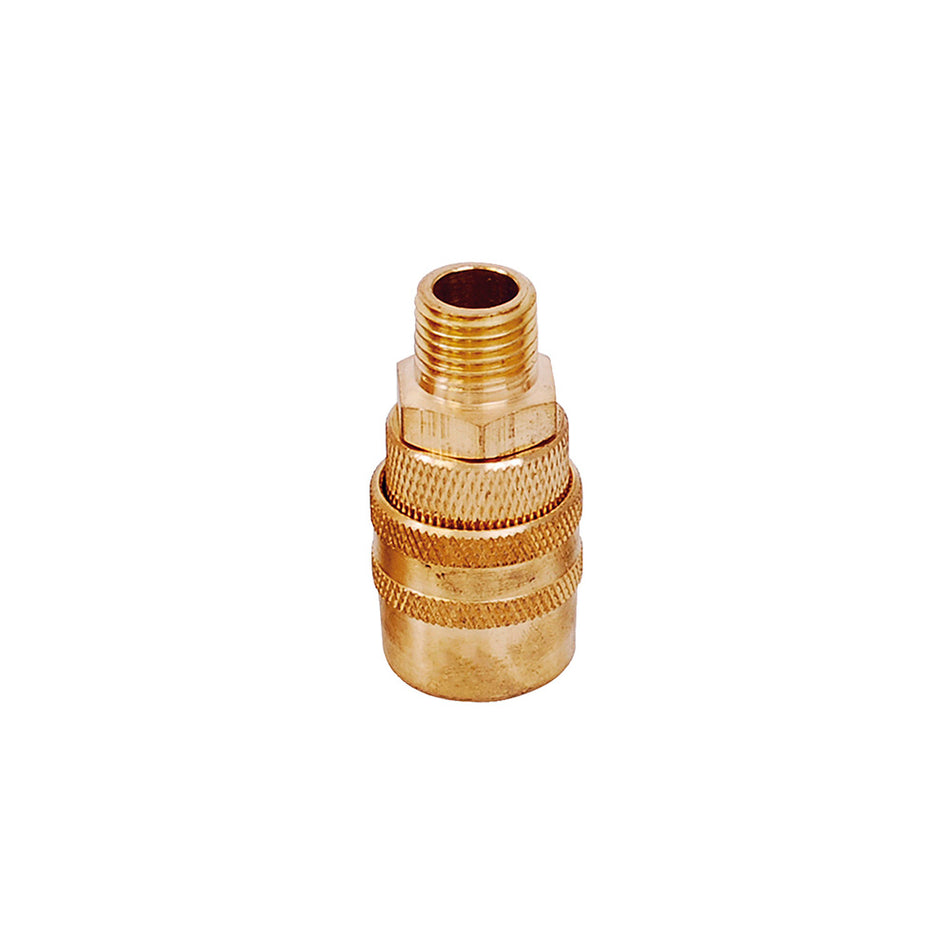 Cople de bronce de conexión rápida 1/4" NPT, macho Surtek 108124