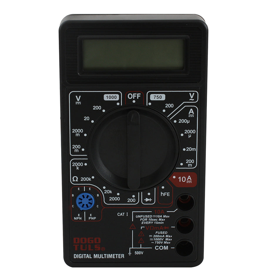 MULTIMETRO BASICO  DIGITAL 1000V DOGOTULS ZE8002