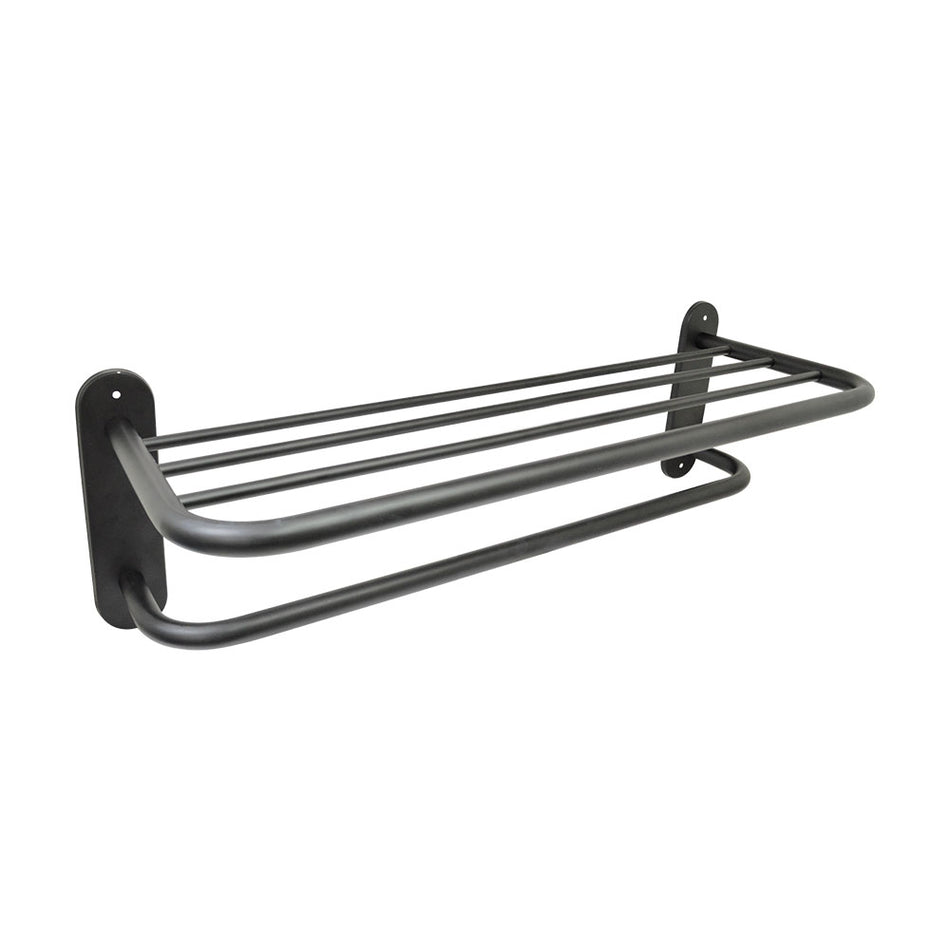 TOALLERO MULTIPLE DE AC. INOX. ACAB. NEG