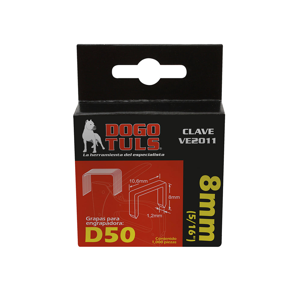 GRAPAS D50 5/16" 8MM (1000 PZS) DOGOTULS VE2011