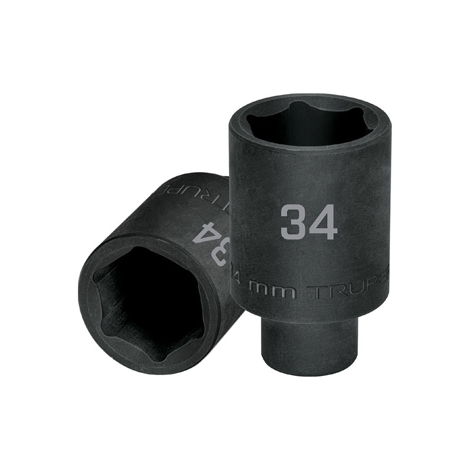 Dado largo impacto de 34 mm, 6 puntas, c