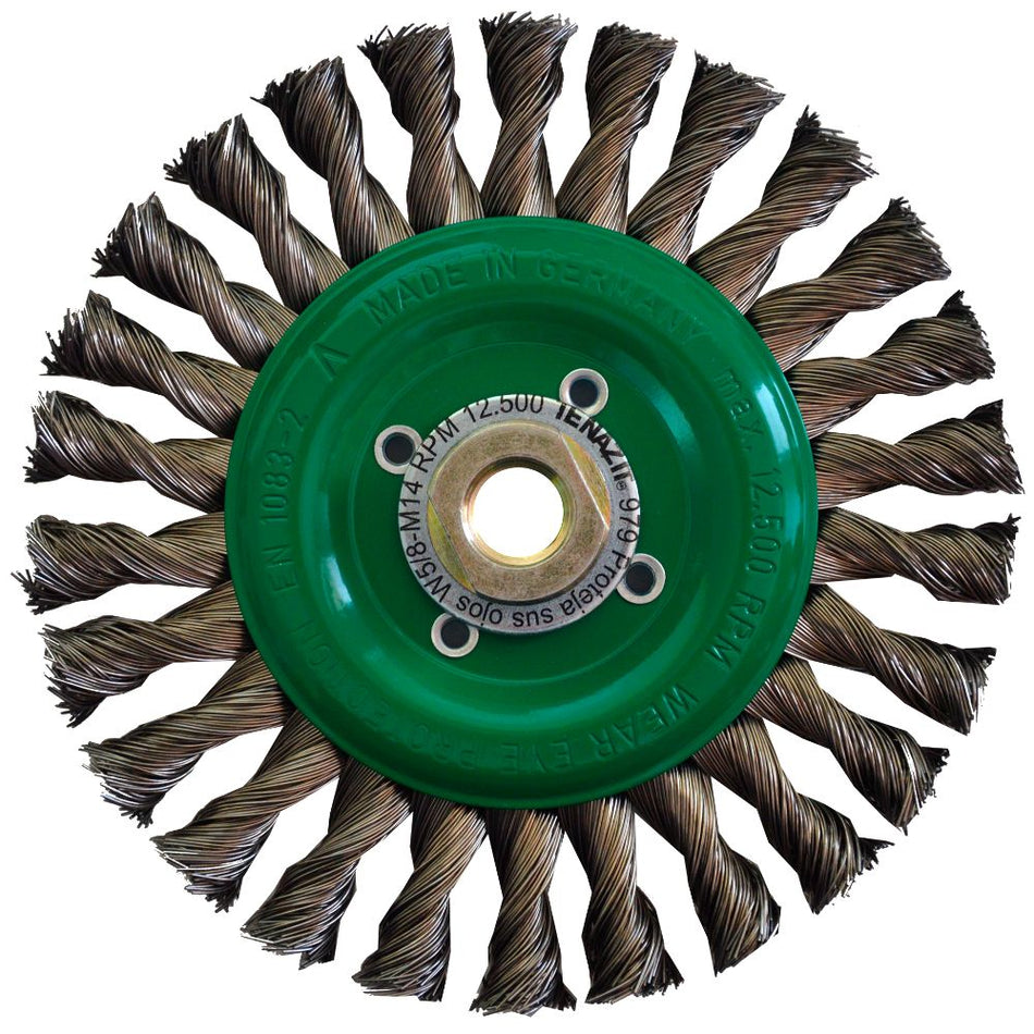 Cepillo circular trenzado de 150 x 0.508