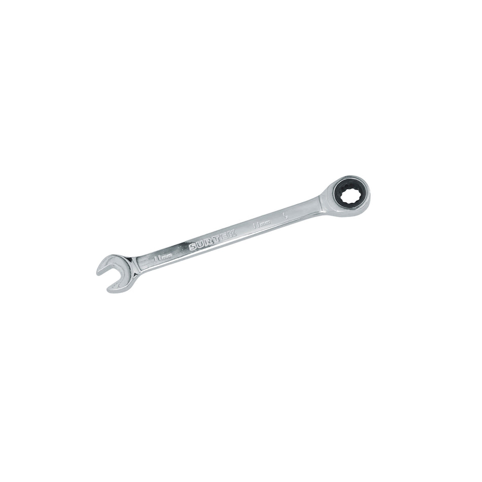 Llave combinada pulido espejo de matraca métrica, 12 puntas, 11mm Surtek 100581