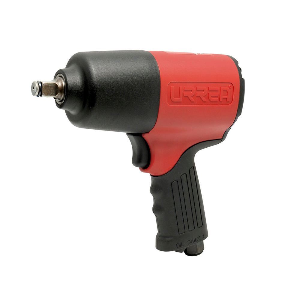 Pistola de impacto neumática cuadro de 1/2" 510 Ft-lb sistema twin hammer Urrea UPC731