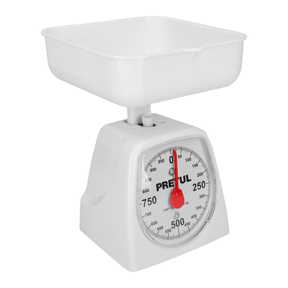 Báscula mecánica para cocina 1 Kg, Pretu