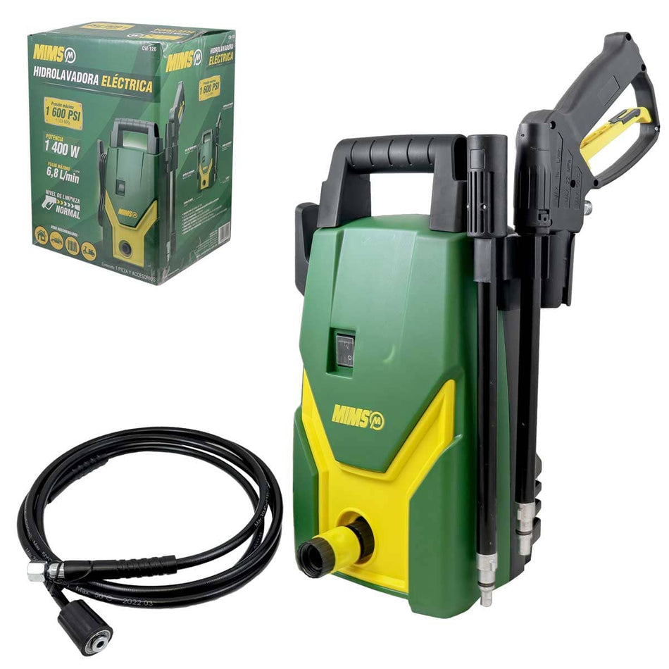 HIDROLAVADORA ELECTRICA 1600 PSI (MIMS),