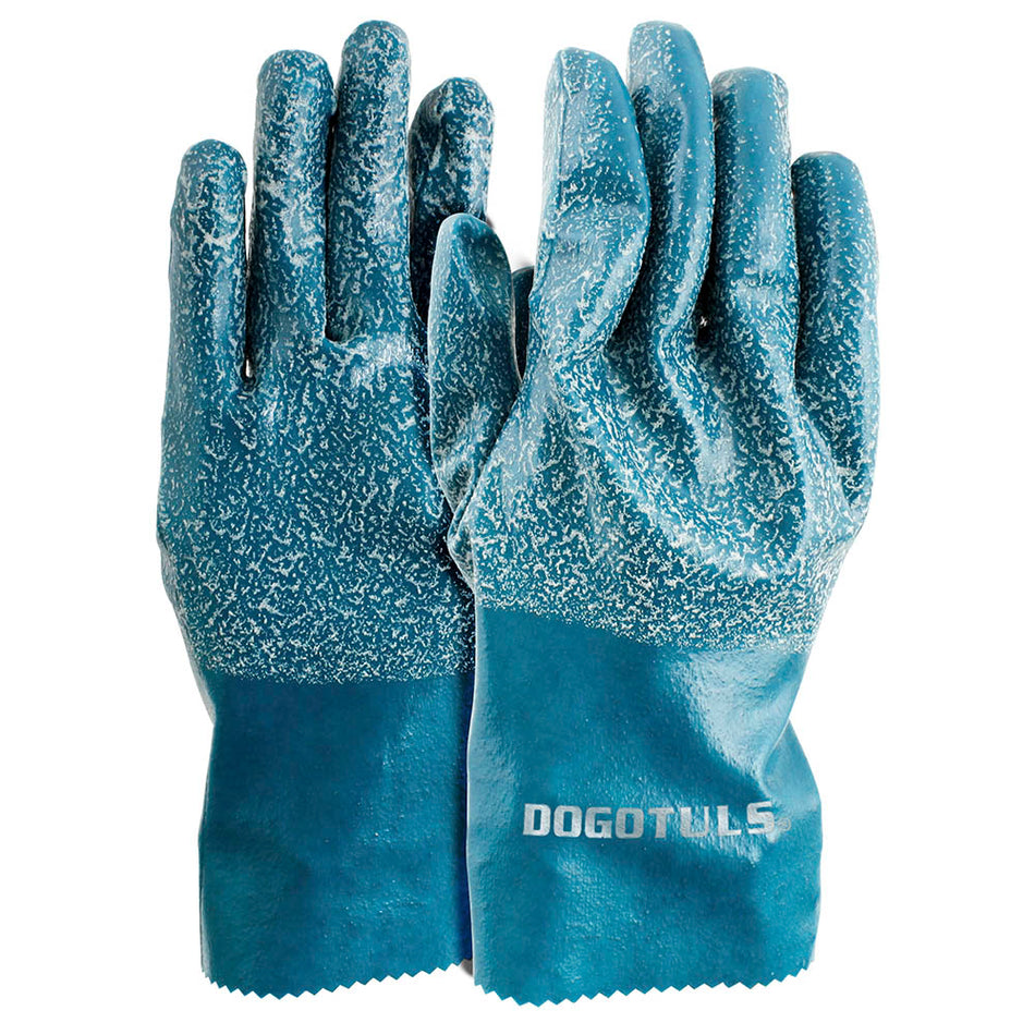 GUANTE IMPERMEABLE NITRILO AZUL DOGOTULS HW3055