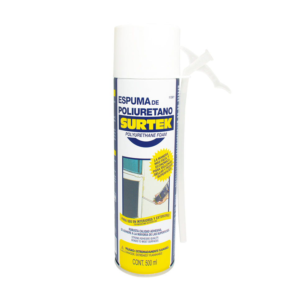 Espuma de poliuretano 500 ml Surtek 113501
