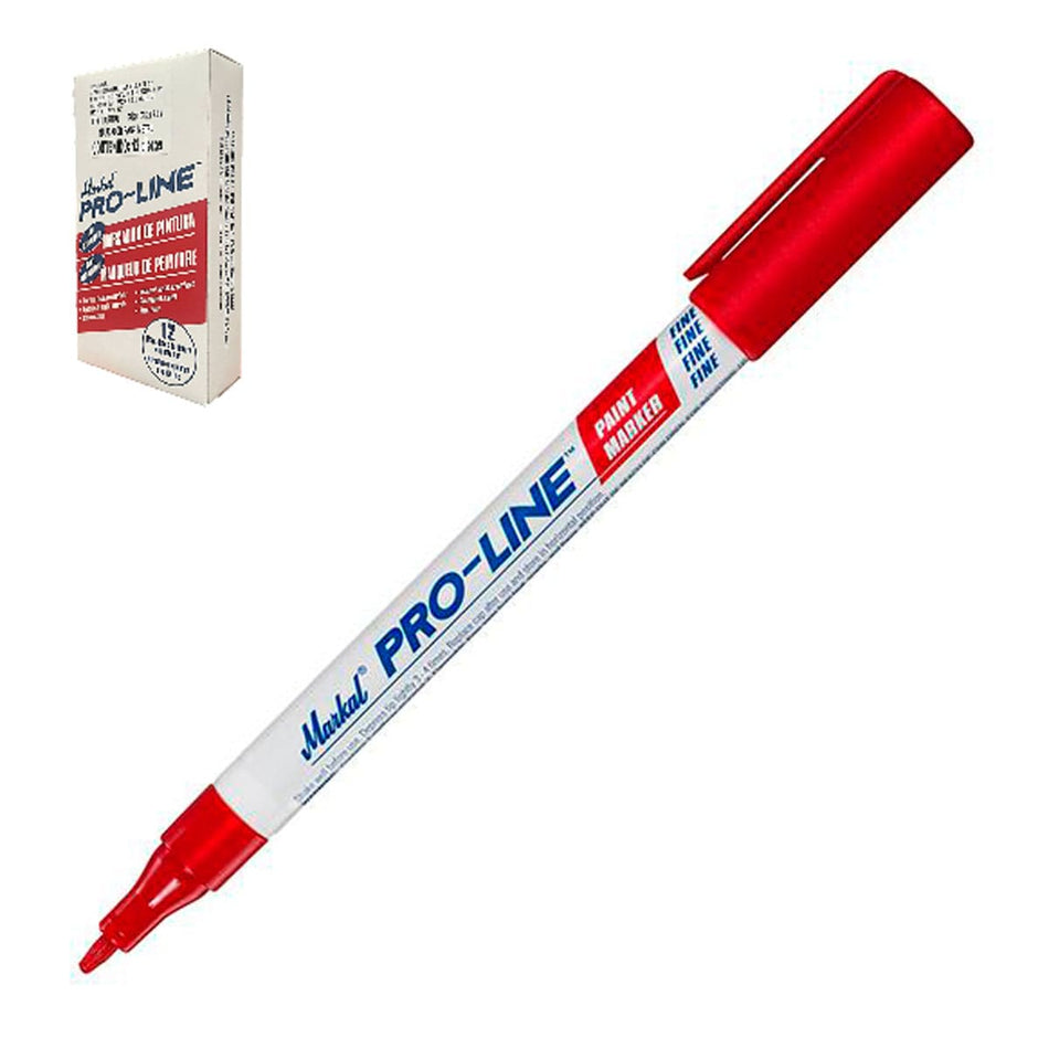 MARCADOR PUNTO FINO PROLINE ROJO (CAJA C