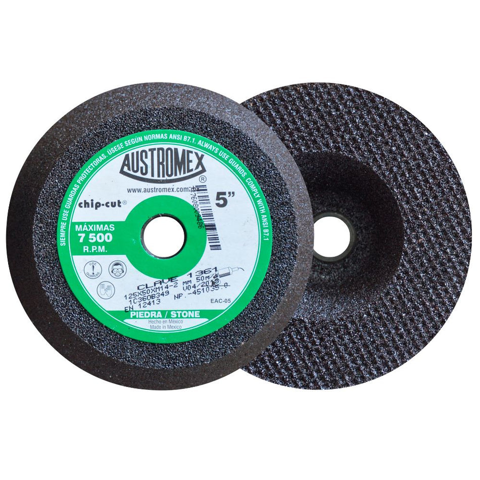Copa abrasiva de 125 x 50 x M14-2 mm par