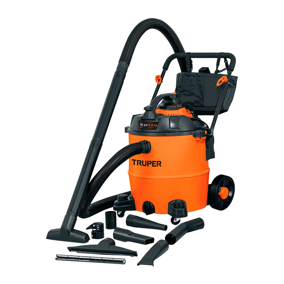 Aspiradora/sopladora plástica 16gal sóli