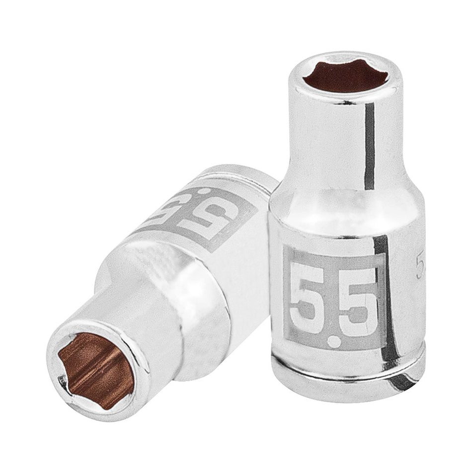 Dado de 5.5 mm, 6 puntas, cuadro 1/4', T
