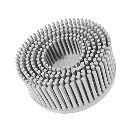 Cepillo termoplástico tipo copa de óxido de aluminio grano 120, de 76 mm (3"), AUSTROMEX 4847