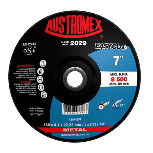 AUSTROMEX - 2029 - Disco desbaste y corte metal  2029