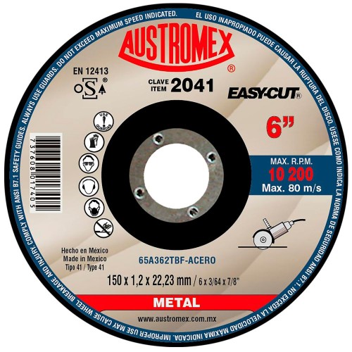 AUSTROMEX - 2041 - Disco corte /corte reg easy-cut