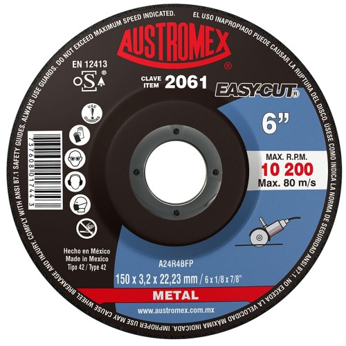 AUSTROMEX - 2061 - Disco corte metal  2061