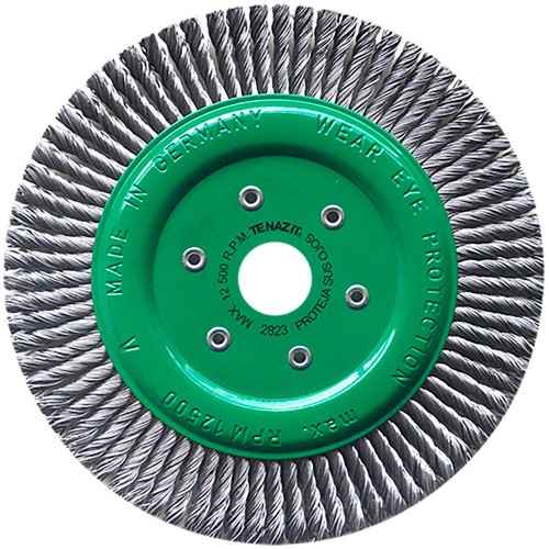 AUSTROMEX - 2823 - Cepillo circular de alambre trenzado mag