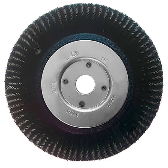 Cepillo circular trenzado con vastago de 178 x 0.50 x 22.23 mm  (7" x 0.020" x 7/8"), AUSTROMEX 2944