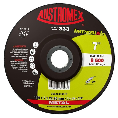 AUSTROMEX - 333 - Disco desbaste metal  333