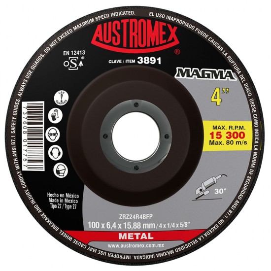 AUSTROMEX - 3891 - Disco desbaste metal  3891