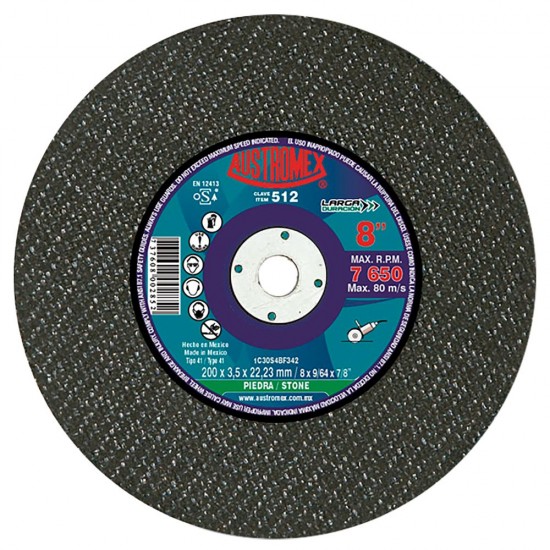 AUSTROMEX - 512 - Disco corte p/piedra  512