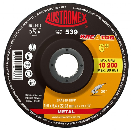 AUSTROMEX - 539 - Disco desbaste metal  539