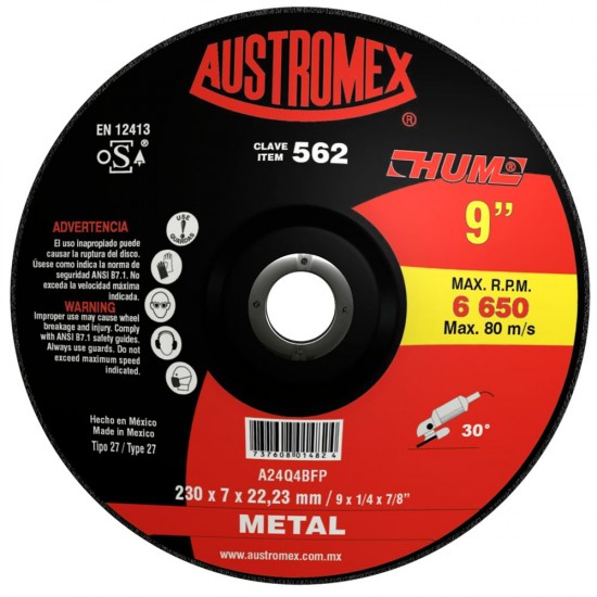 AUSTROMEX - 562 - Disco desbaste metal  562