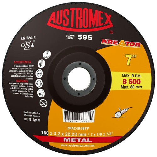 AUSTROMEX - 595 - Disco corte metal  595