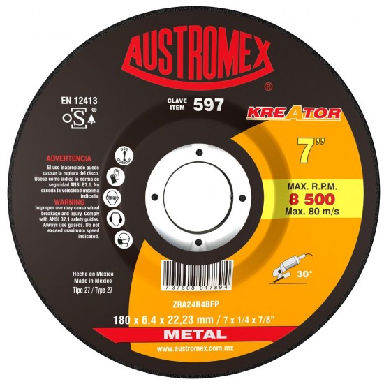 AUSTROMEX - 597 - Disco desbaste metal  597