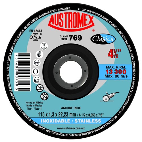 AUSTROMEX - 769 - Disco corte / corte reg clasica