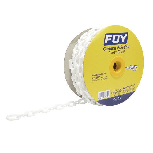 Foy - 143420 - Cadena plástica 6 mm x 1/4" 25 mt 40 kg