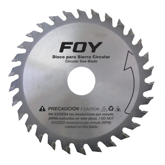 Foy - 143551 - Disco para sierra circular 7-1/4" 24 die