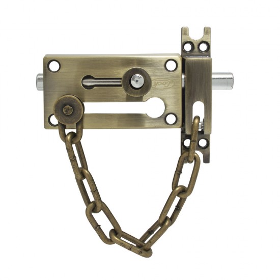 Lock - L048LAB - Pasador de sobreponer de cadena latón an