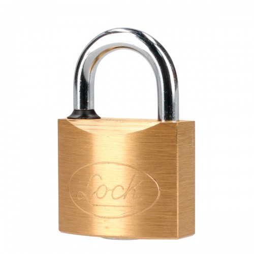 Lock - L20S40BB - Candado de latón llave bancaria 40mm