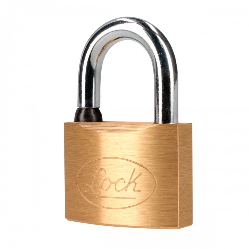 Lock - L20S50BB - Candado de latón llave bancaria 50mm