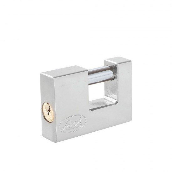 Lock - L22C80ECSB - Candado de acero para cortina llave está