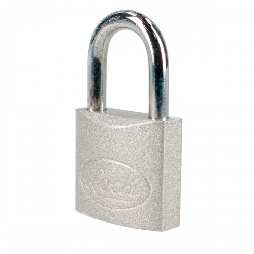 Lock - L22L382 - Candado de acero largo llave estándar 2