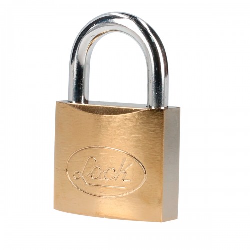 Lock - L22S50ELBB - Candado de acero corto llave estándar 50