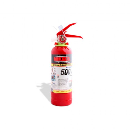 Extintor de emergencia recargable (500 g) Mikels EE-500