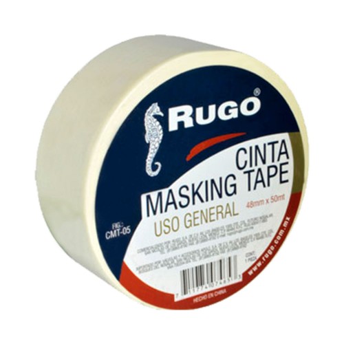 Cinta Masking Tape 13Mm X 50Mt, Rugo RGCMT01