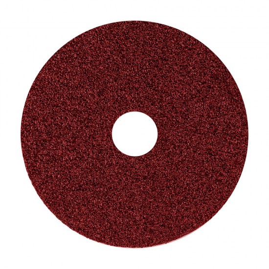 Disco de lija 4-1/2' con respaldo de fibra, grano 36, Truper 100125