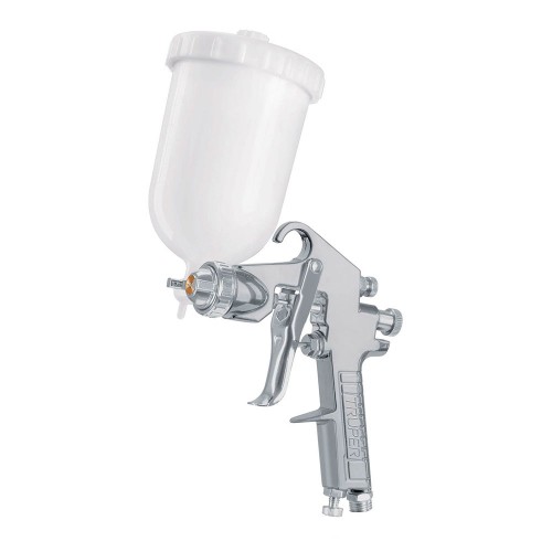 Pistola p/pintar gravedad LVMP vaso plástico, 1.4 mm, Truper 101855