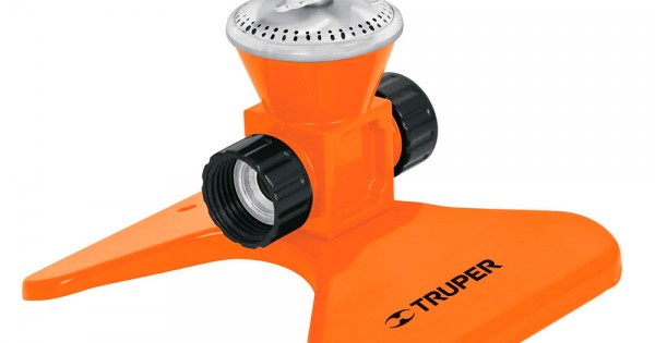 Aspersor Base De Acero Con Aspas Truper 10329