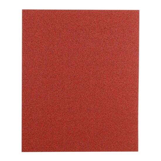 Lija de esmeril roja grano 80 de óxido de aluminio, Truper 11642