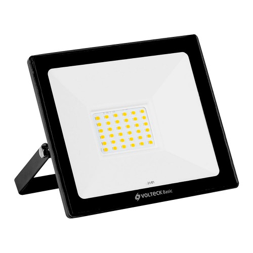 Reflector ultra delgado LED 30 W luz de día, Volteck Basic 22042