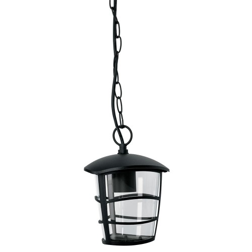 Arbotante moderno colgante negro, lámpara no incluida 45094