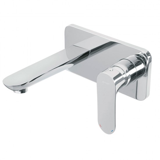 Monomando cromo de pared para lavabo, Foset Riviera 45189