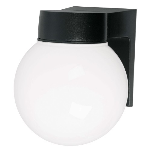 Arbotante de LED 8 W tipo globo luz cálida, Volteck 46344