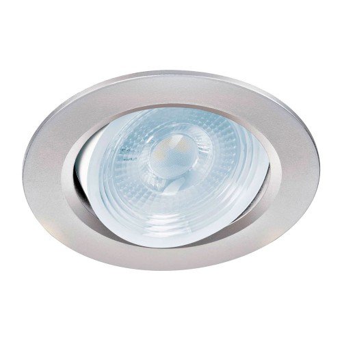 Luminario de LED 5 W empotrar redondo cromo spot dirigible 46946